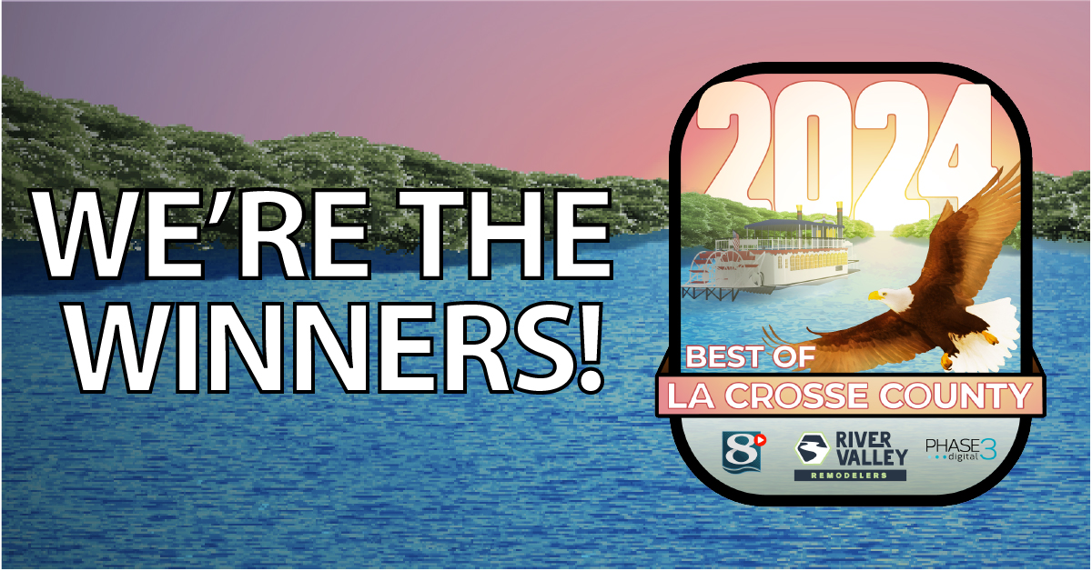 thank you for voting us the best med spa in La Crosse county; follow this link to see all winners.