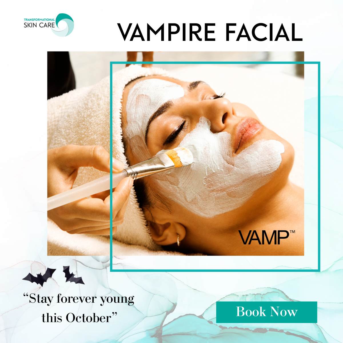 Schedule your appointment for the October VAMP facial. Click here